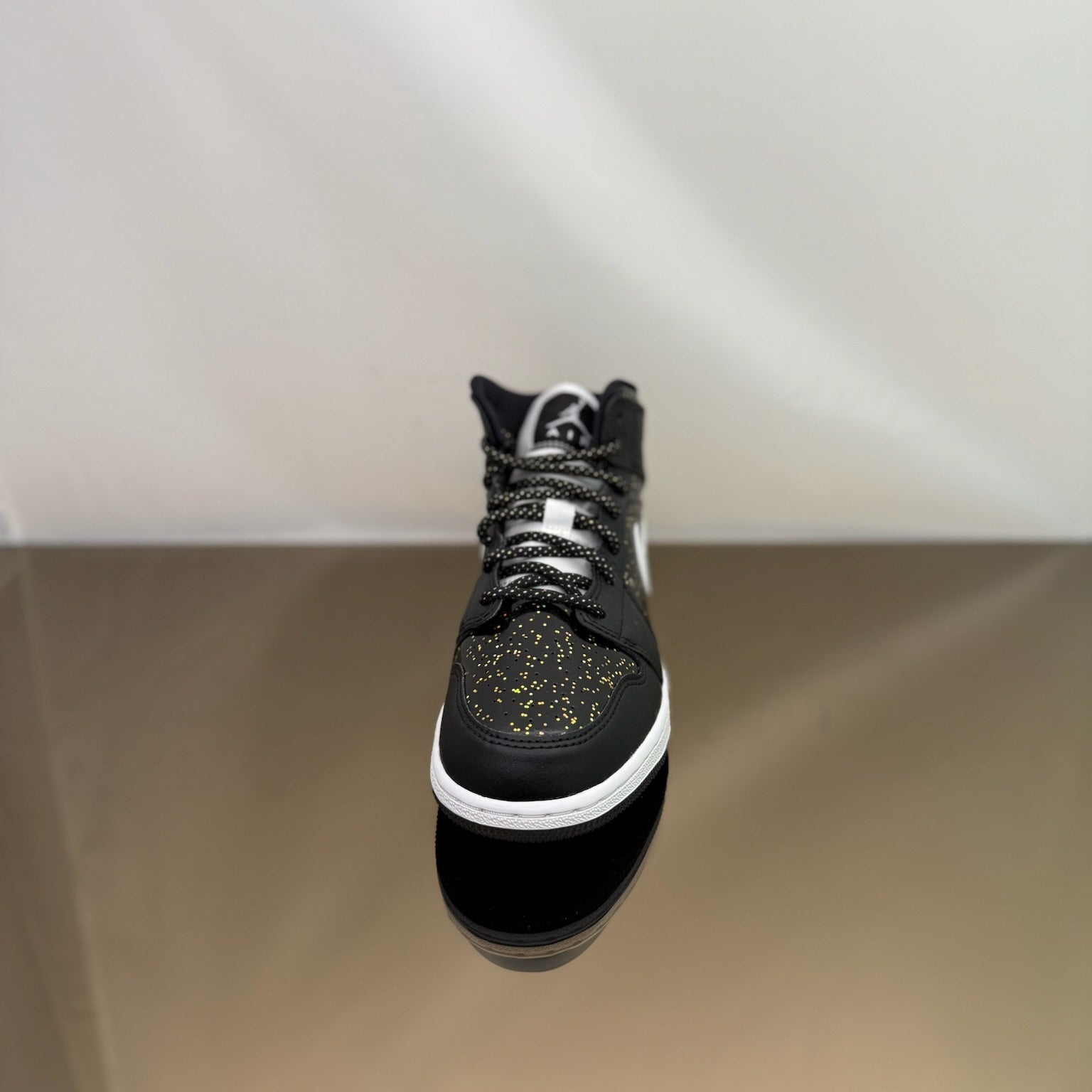 Nike Air Jordan 1 Mid SE GS Black Speckle
