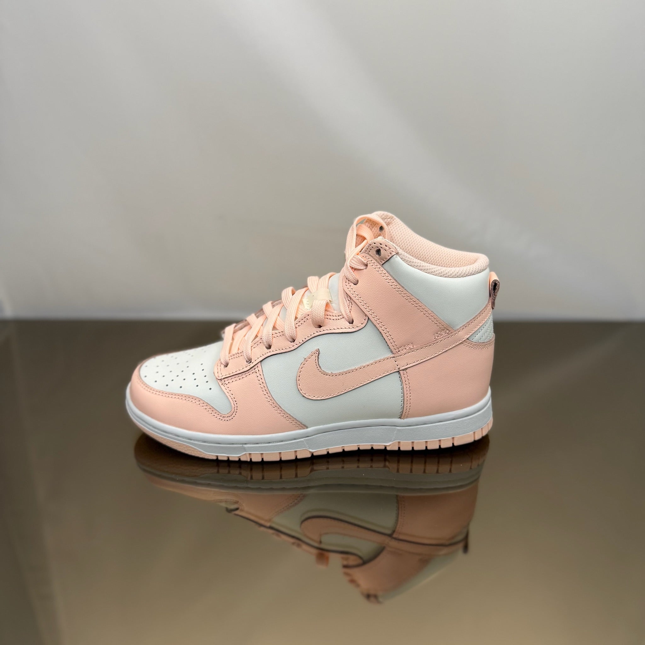 Nike Dunk High Sail Crimson Tint