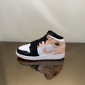 Jordan 1 Mid Arctic Orange Black Toe