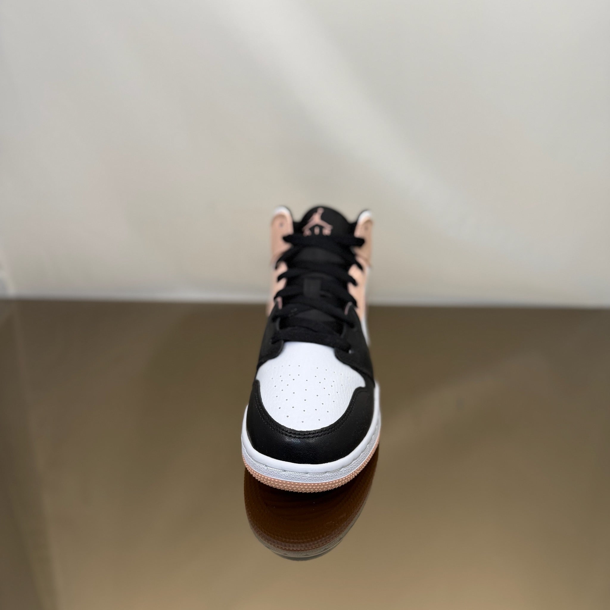 Jordan 1 Mid Arctic Orange Black Toe