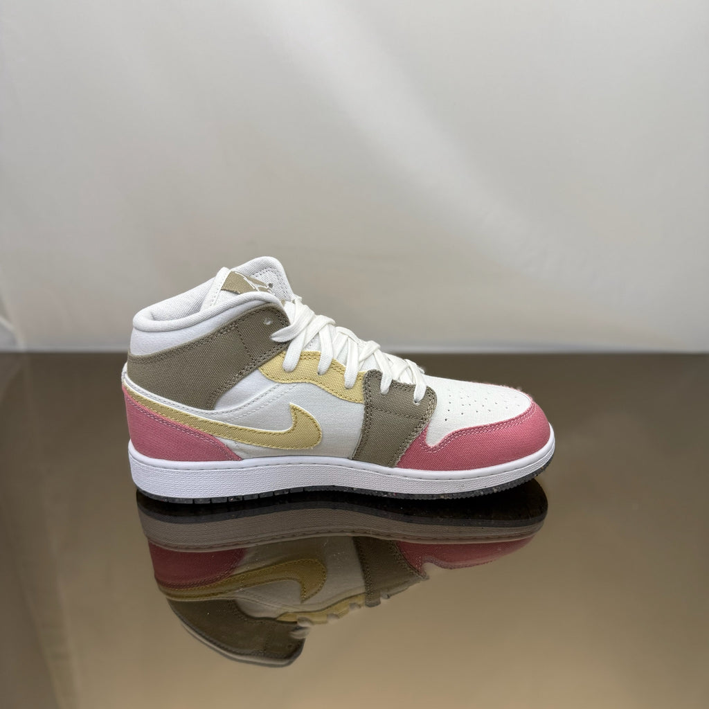 Jordan 1 Mid Pastel Grind (GS)