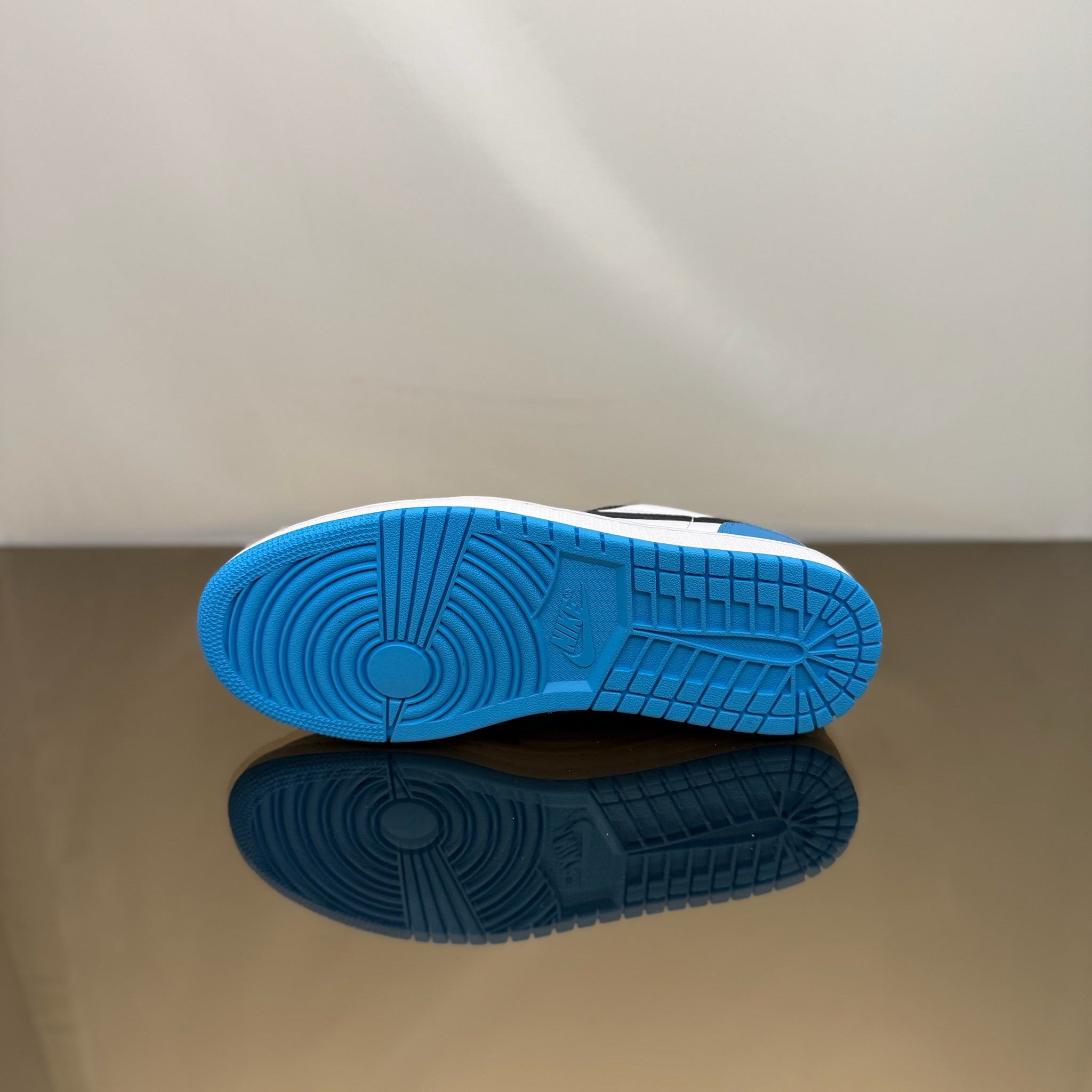 Jordan 1 Low Black Dark Powder Blue (W)