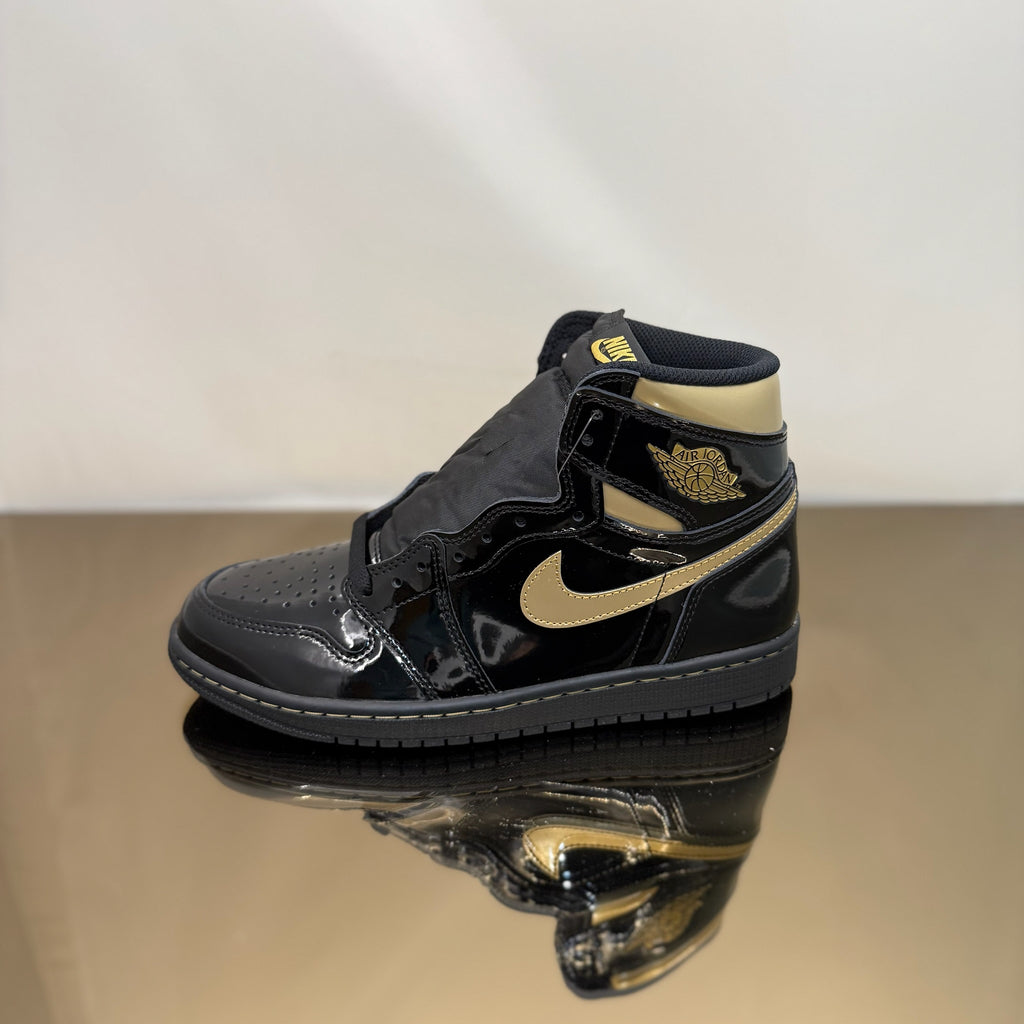Jordan 1 High Black Metallic Gold
