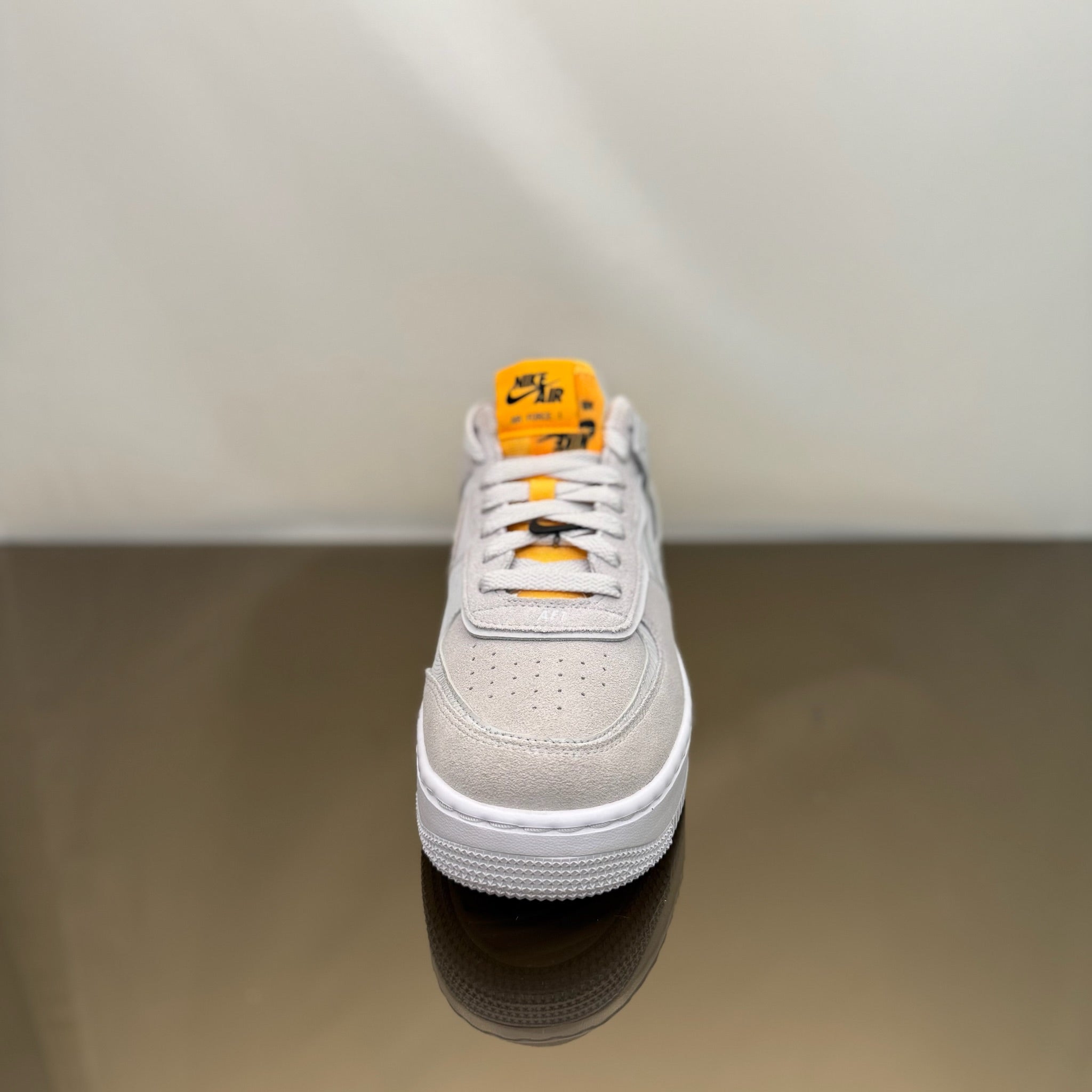 Nike Air Force 1 Shadow Vast Grey Laser Orange (W)