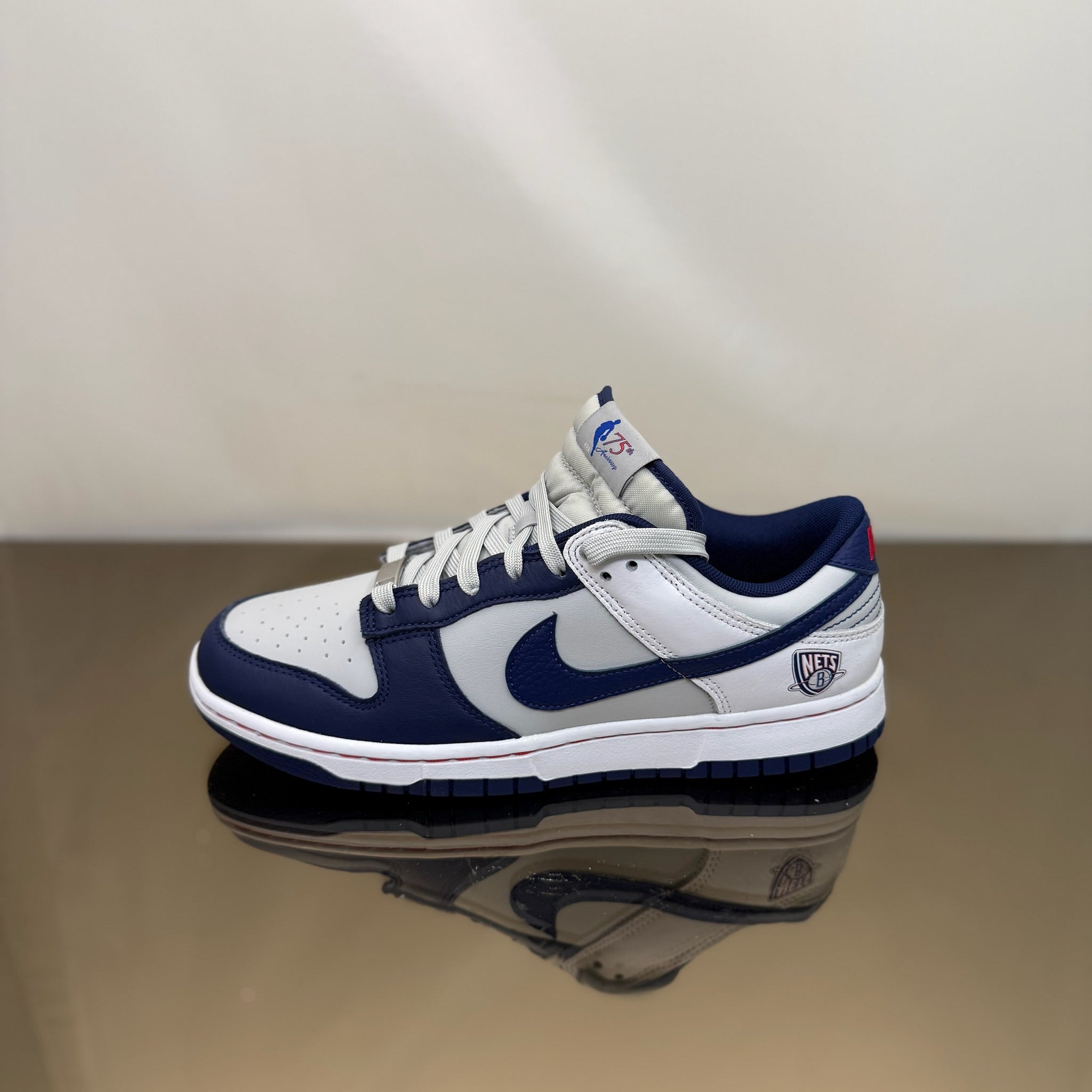 Nike Dunk Low EMB NBA 75th Anniversary Brooklyn Nets