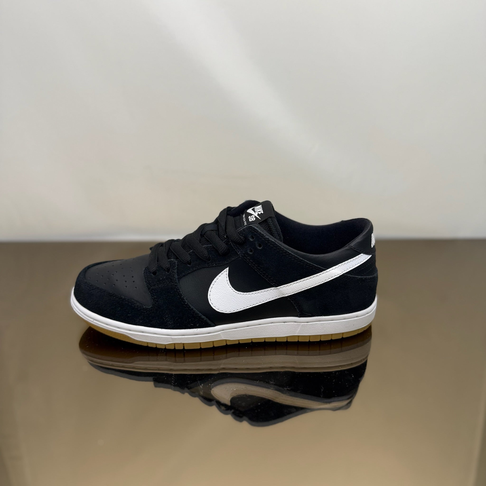 Nike SB Dunk Low Black White Gum