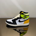 Jordan 1 Retro High White Black Volt University Gold