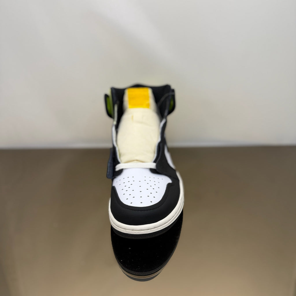 Jordan 1 Retro High White Black Volt University Gold