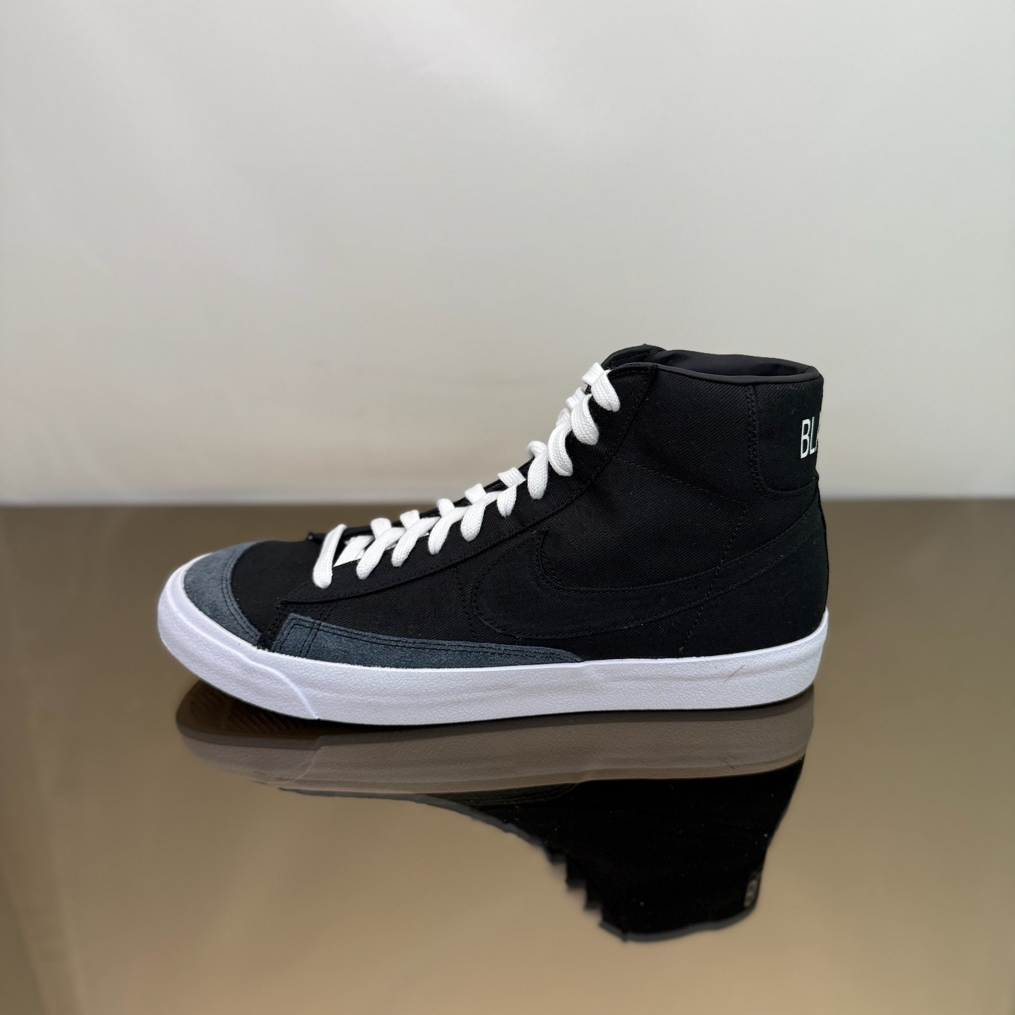 Nike Blazer Mid 77 Vintage Black Canvas